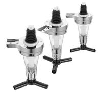 3 Pièces Distributeur D'alcool Mural à L'envers, 25ml | Base Stable, Remplissage Facile, Nettoyage Simple, Design Créatif, Usage Fête, Trois Capacités 35ml 45ml