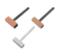 3 Pièces Dresseur à Main en Métal pour Meules Diamant | Élimine les Débris, Redresse les Disques, Restaure L’efficacité, pour Corindon Blanc et Disque Céramique Couleur Aléatoire