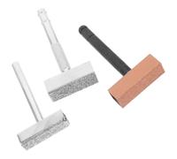 3 Pièces Dresseur de Meules Diamanté en Acier Inoxydable | Poignée à Tige, Surface de Coupe Pointue, Correction Précise des Roues Abrasives sur Établi ou Garage Domestique