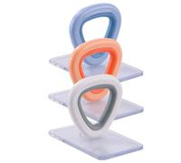 3 Pièces Élévateur de Toilettes Adhésif en Plastique | Ouverture Hygiénique Facile, Poignée Colorée, Adaptée à Maison, aux Locations Aidants, Usage Senior