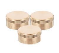 3 Pièces Embout Femelle Laiton 3/4 Pouce pour Tuyau D'arrosage, Or