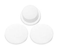 3 pièces Ensemble de Butoirs de Poignée de Porte en Silicone transparent | Butoir Cylindrique Auto-Adhésif, et 2 Pastilles Rondes, Discret