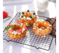 3 pièces, faux donat de gâteau, gâteau aux fruits, pain artificiel, pâtisserie de cuisine, pain et pâtisserie, pour décoration de boulangerie, décoration de fête de famille, accessoires de photo