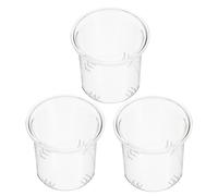 3 Pièces Filtre à Thé en Verre, Infuseur Amovible | Compatible Théière 1000ml, Filtre les Résidus, Usage pour Infusion et Préparation du Thé L’après-midi