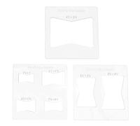 3 pièces, gabarit d’incrustation en forme de papillon 6 x 6 pouces, guide de fraisage et gabarits décoratifs pour le travail du bois, kit en résine acrylique pour réparer les