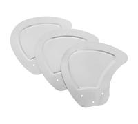 3 Pièces Hélice de Remplacement à 3 Pales pour Ventilateur sur | Aluminium Argenté, Installation Facile, Fonctionnement Équilibré, pour Garages et Espaces Commerciaux