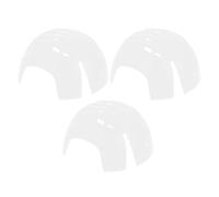 3 Pièces Insert de Casque de Chantier, Plastique Blanc | Usage Polyvalent, Léger, Installation Facile, Ajustement Ergonomique, pour Jardinage et Tenue Décontractée