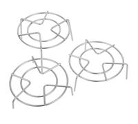 3 Pièces Insert pour Cuiseur Vapeur en Acier Inoxydable, Trépied | Diamètre 5,5 Pouces, Lot, Support pour Cuisson, Usage la Cuisine et Mise en Conserve
