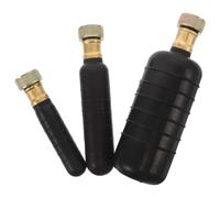 3 Pièces Kit de Débouchage de Canalisations en Caoutchouc Noir | Vessie de Drainage, Nettoyage Doux, Usage Diy, pour Tuyaux D’égout et Lavabo