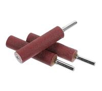 3 Pièces Kit de Tambour de Ponçage pour Perceuse 6mm, 240 Grains | Fer et Papier Abrasif, Forme Cylindrique Marron, pour Métal et Bois, Bricolage et Réparations Maison