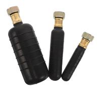 3 Pièces Kit de Vessie de Vidange de Plomberie en Caoutchouc Noir | Nettoyage Doux, Usage DIY Simple, pour Conduites D’égout et Tuyaux, Résultats Solide