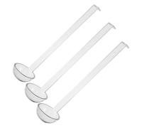 3 Pièces Louche à Punch Transparente en Plastique PC 13 Pouces | Bol à Punch, Bec Courbé et Long Manche, pour Boissons, Cocktails, Poudre de Lait