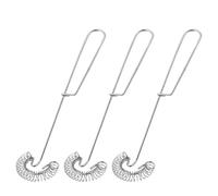 3 Pièces Main pour Œufs en Acier Inoxydable, Mélange Rapide | Bobine Flexible Plate, Extrémité Suspendue, Lavable au Lave-vaisselle, pour Pâtisserie et Préparations Maison