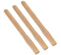 3 Pièces Manche de Marteau, 16 Pouces, Finition Vernie | Surface Lisse et Anti-éclats, Bout Rond sans Joint, pour Charpentiers et Techniciens de Maintenance