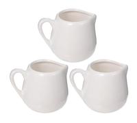 3 Pièces Mini Pichet à Lait en Céramique 100ml