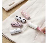 3 pièces Mini rouleau anti-peluches portable de couleurs assorties aléatoires, nettoyeur de poils d'animaux pour les voyages, les meubles, les sièges de voiture et les sacs cadeaux, sans électricité r