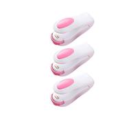 3 Pièces Mini Scelleuse Portable de Paquet ABS | Usage Domestique, Légère et Compacte, Blanche, pour Sachets, Colis Légers et Conservation Pratique