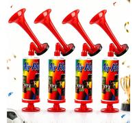 3 pièces Mini sifflet bruyant rouge, corne portative à haut décibel convenant pour les événements sportifs, les matchs de football, les fêtes d'anniversaire, les accessoires de supporters, les activit