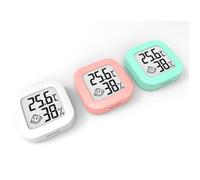 3 pièces Mini Thermomètre Hygromètre Intérieur, Digital Thermo HygromèTre Indicateur Précision D'ambiance Moniteur de Température