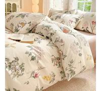 3 pièces Nouvelle série "Printemps" 2026, ensemble de literie imprimé floral américain, 2 taies d'oreiller + 1 housse de couette 150cm*200cm,180cm*200cm,200cm*200cm,200cm*220cm,220cm*240cm,135cm*200cm