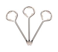 3 Pièces Ouvre-couvercle en Fer pour Seau de Peinture 5 L, Manuel | Dents Crantées et Bord Dentelé, Levier Robuste, pour Seaux Métalliques et Boîtes Quart