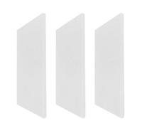 3 Pièces Panneau D’isolation en Fibre Céramique Rigide | Plaque Blanche Haute Densité, Découpe Facile, Pose Rapide, pour Poêles à Bois, Fours et Habillage Technique