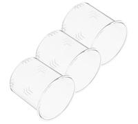 3 Pièces Passoire à Thé en Verre Détachable 1000ml, Filtre | Infuseur pour Thé en Vrac, Retire les Résidus, Accessoires Compatibles Théière, Usage Thé de L'après-midi