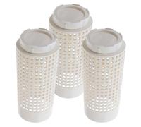 3 Pièces Petit Bac à Compost Enterré pour Jardin Extérieur, Mini | Plastique Beige, Trous D’aération à 360 Degrés, Couvercle Amovible, Entretien Facile