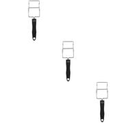 3 Pièces Pince pour Plaque de Cuisson, Poignée Longue | Noir, Conception Ergonomique Anti-brûlure, pour Plat Chaud et Four, Compatible Plaque et Lèchefrite