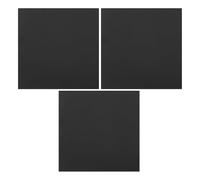 3 Pièces Plaque Aluminium Anodisé Noir pour Gravure, 12x12 Pouces | Résistante aux Intempéries la Corrosion, Finition Brillante, pour Systèmes de Montage et Plaques Gravées