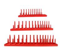 3 Pièces Plateau Organisateur de Douilles Métriques | Mesures Clairement Marquées, Tri Pratique des Tailles, Style Professionnel, pour Établi et Garage