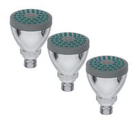3 Pièces Pommeau de Rond Effet Pluie 1/2 Pouce | Remplacement Rapide, Montage au Plafond, Distribution Uniforme de L’eau, pour Salle de Bain Moderne et Spa