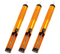 3 Pièces Pompe à Dessouder en Aluminium Manuelle | Retrait Rapide de L’étain, Usage Simple, Format Pratique à Transporter et Ranger
