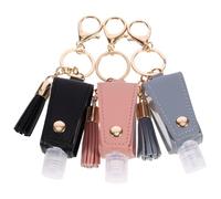 3 Pièces Porte-clés Flacon de Voyage Rechargeable 30ml | Tassel Décoratif, Usage Quotidien, Se Clipse aux Paquet à Main, pour Amis et Famille