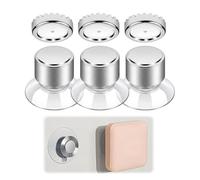 3 Pièces Porte Savon Aimanté, Porte Savon Ventouse Magnétique | Pour Salle de Bain et Cuisine, Fixation Solide, sans Percage