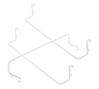 3 Pièces Porte-serviette, Acier Inoxydable Blanc | Montage sans Perçage, Suspend Rouleau ou Chiffon, pour Établi, Garage, Salle de Bain