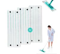 3 Pièces pour Leifheit Clean Twist M Micro Duo Microfibre Serpillères de Rechange Kit,33x15cm pour Leifheit Combi M Micro Duo Housses de Rechange, pour Balai Nettoyante