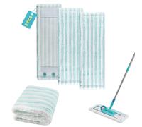 3 Pièces pour Leifheit Profi XL Micro Duo Serpillière Rechange Kit, Microfibres pour Leifheit Profi XL Cotton Plus - pour Tous Les Types de Sols, Housse pour Balai Nettoyante Absorbante, pour Élimine