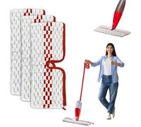 3 Pièces pour Vileda Spray Balai Recharge Kit,2 en 1 Microfibres Réutilisable pour Vileda 1-2 Spray Max Balai Recharge