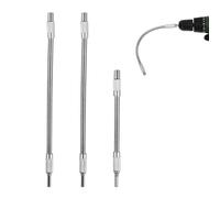 3 Pièces Rallonges Flexibles de Foret, Porte-Embout FlexibleTournevis Flexible 1/4"" Tige Hexagonale pour Tournevis Perceuse Electronique（ 200mm et 300mm）