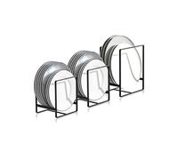 3 Pièces Range Couvercle Casserole, Égouttoirs en Métal Multifonctions, pour Armoires de Cuisine, Plaques de Rangement