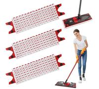 3 Pièces Recharge Vileda UltraMax XL - Balai Serpillière Microfibre Absorbante 2en1, Idéal pour Sols et Taches