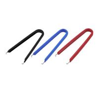 3 Pièces Récupérateur de Composants Ic de U, Acier Inoxydable PVC | Prise, Manche Antidérapant, sans Bavure, Outil Solide pour Électronique et Circuits Couleur Aléatoire