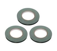 3 pièces Ruban Adhésif de Fleuriste Vert PE 5000x0,6x0,01cm pour bouquets | Adhérence Stable, Auto-Adhésif et Facile à Déchirer à Main, pour Fleurs Fraîches et Loisirs Créatifs
