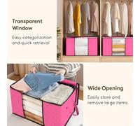 3 pièces Sacs de rangement pliables pour la maison, organisateur ménager pour vêtements, literie, pulls, oreillers et rangement dans le placard 1 pièce,paquet de 3,6 paquets,20 pièces,10 piècesÉtoffe