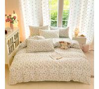 3 pièces Série "Printemps" 2026 Ensemble de literie florale confortable pour chambre à coucher, 2 taies d'oreiller + 1 couette 150cm*200cm,180cm*200cm,200cm*200cm,200cm*220cm,220cm*240cm,135cm*200cm,1