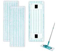 3 Pièces Serpillères de Rechange Kit pour Leifheit Clean Twist M Ergo Micro Duo,38x15cm Serpillères en Microfibre