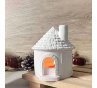 3 pièces/set Moule en silicone avec cheminée, escaliers, porte voûtée pour supports de bougie DIY, brûle-encens, ciment, moulage de résine - idéal pour cadeaux de Noël et décoration d'intérieur, loisi