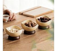 3 pièces/set Plateau de rangement en bois pour bijoux, plateau de rangement, plateau d'affichage de bijoux, plateau de rangement pour bijoux et cosmétiques, plateau de service, plateau d'affichage et 