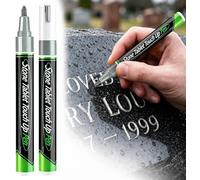 3 Pièces Stylo Marqueur Doré pour Pierre Tombale, Stylo pour Pierre Tombale, Stylo de Retouche Etanche pour Pierre,Stylo de Peinture Imperméable pour Restauration de Lettres de Pierre Tombale